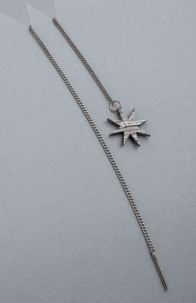 Meteorite mono earring SNEBA Earring star 8