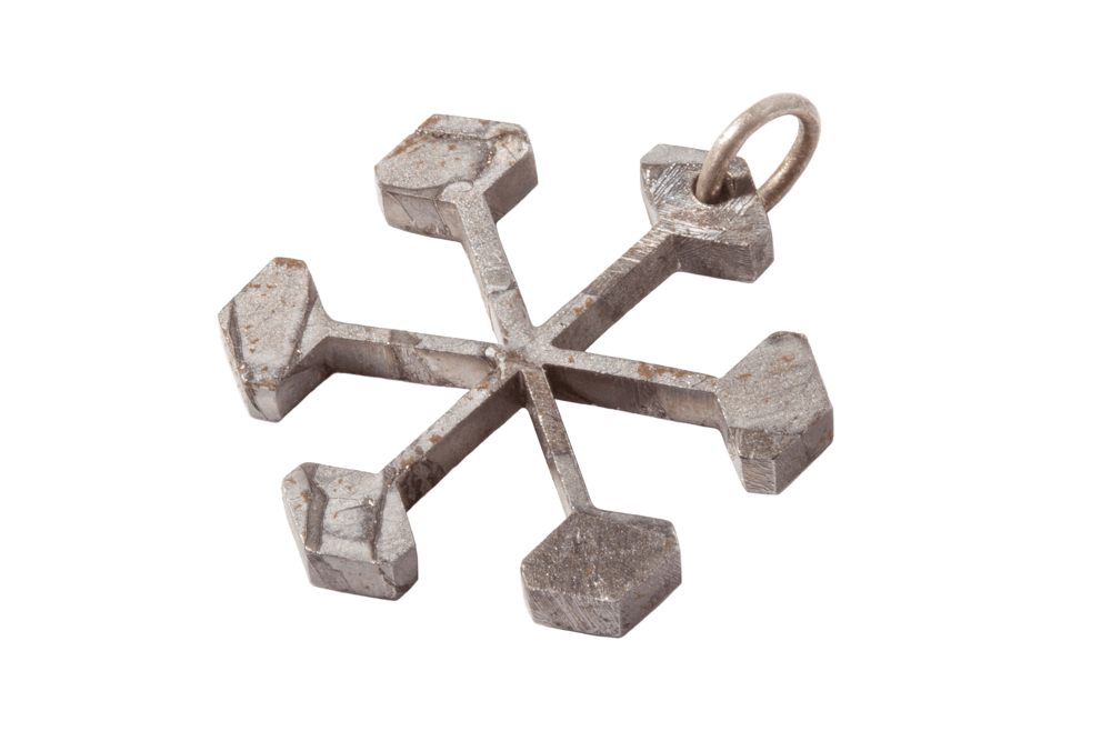 Meteorite pendant SNEBA Mandala In