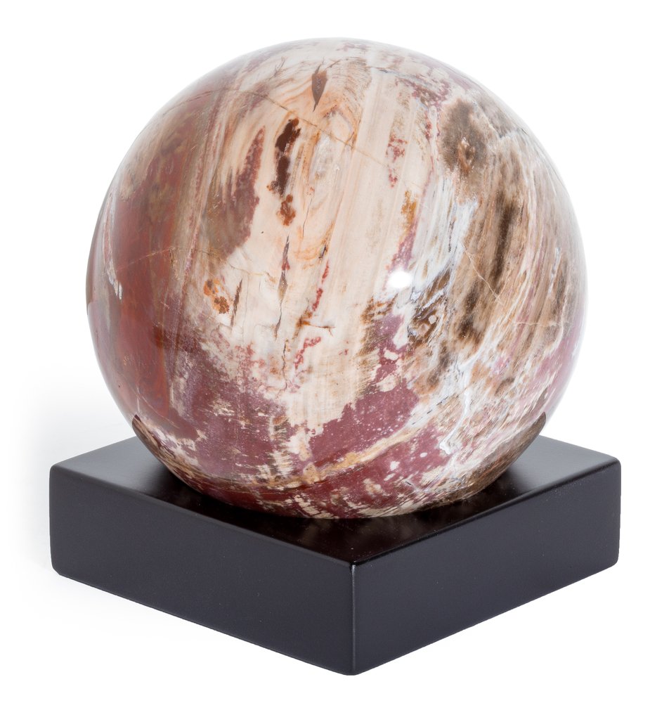 Petrified wood sphere