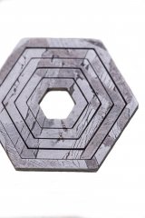 Meteorite pendant SNEBA Hexagon