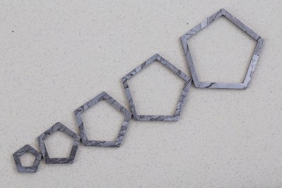 Meteorite pendant SNEBA PENTAGON