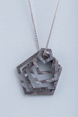 Meteorite pendant SNEBA PENTAGON