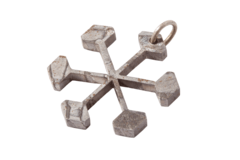 Meteorite pendant SNEBA Mandala In