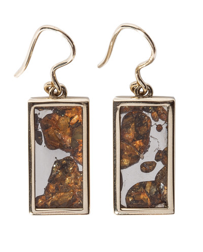 Seymchan meteorite jewelry set