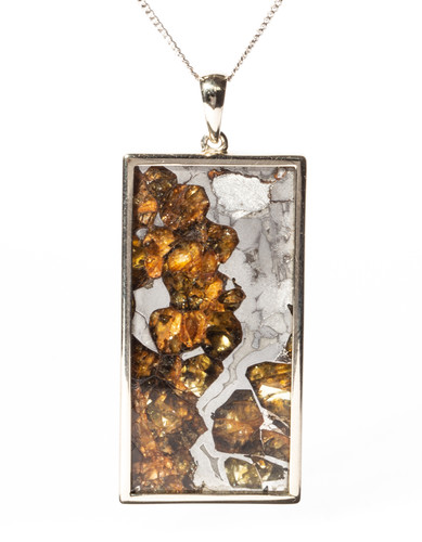 Seymchan meteorite jewelry set